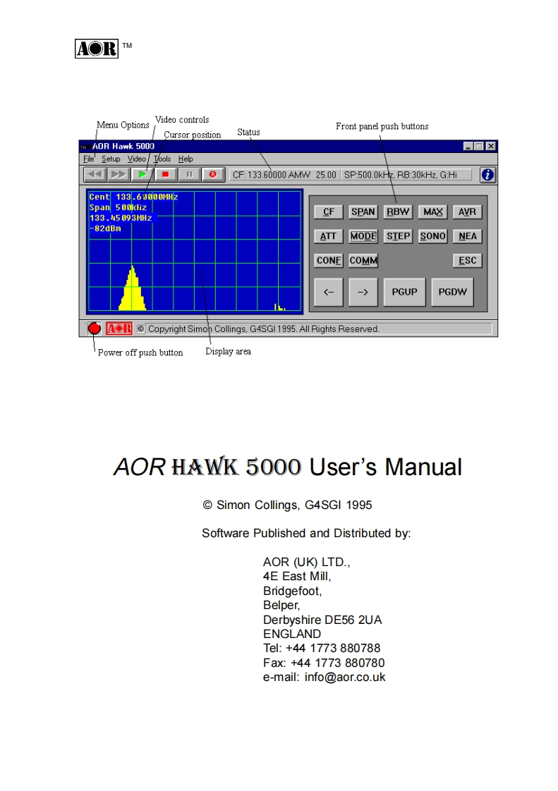 AOR_Hawk-5000-(Manual操作说明书手册)