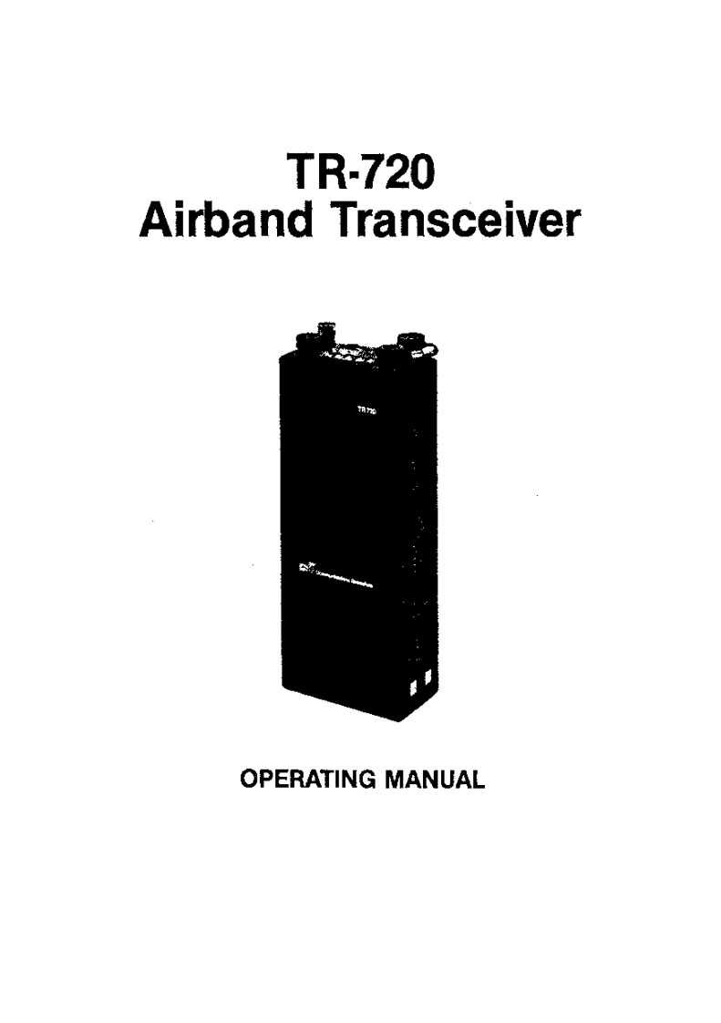 AOR_TR720_Manual操作说明书手册