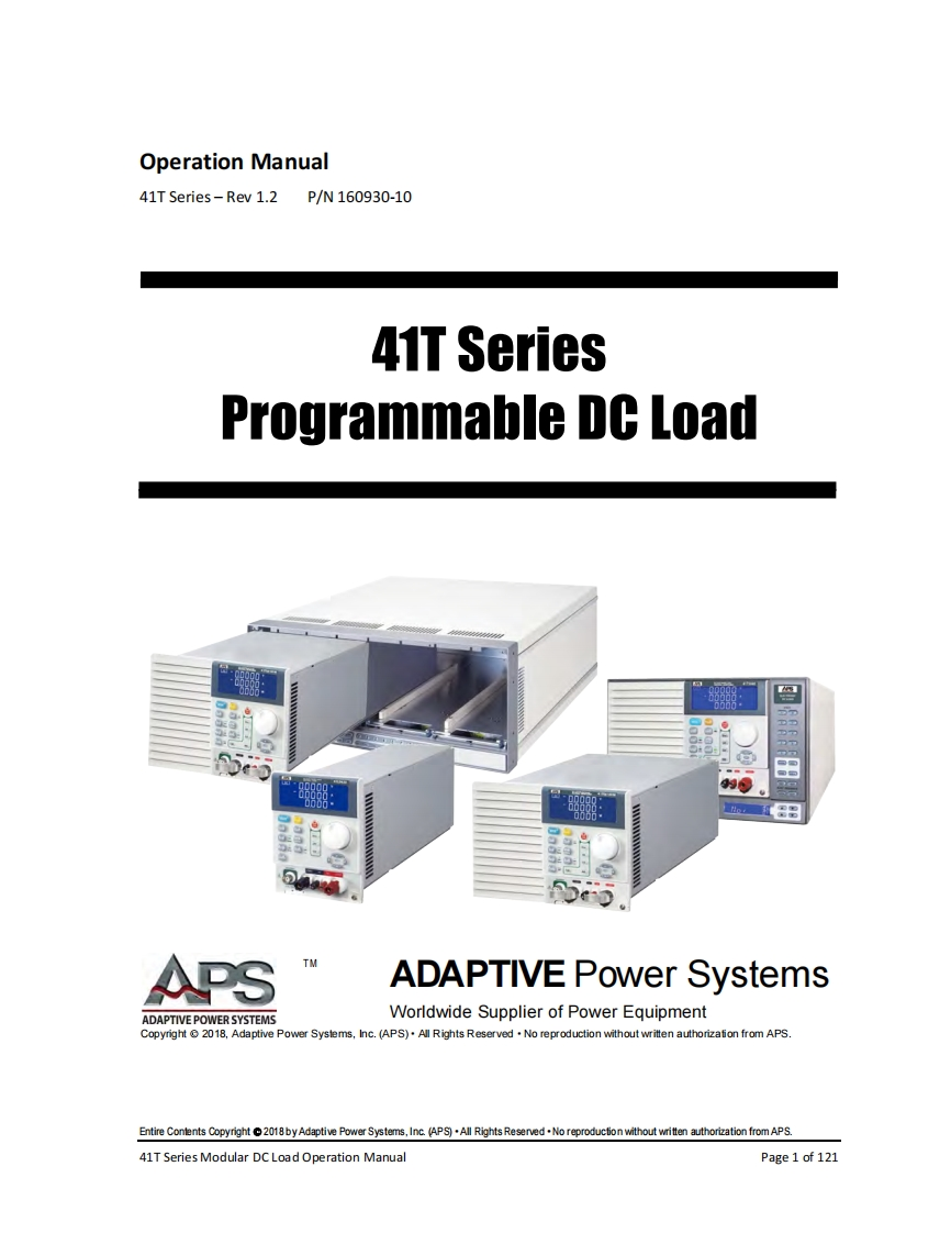 APS_41T_Series_Modular_DC_Load_操作说明书手册_PN_160930-10