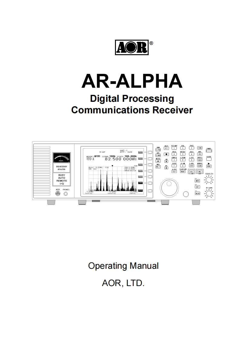 AR-ALPHA_操作说明书手册_july3_2013
