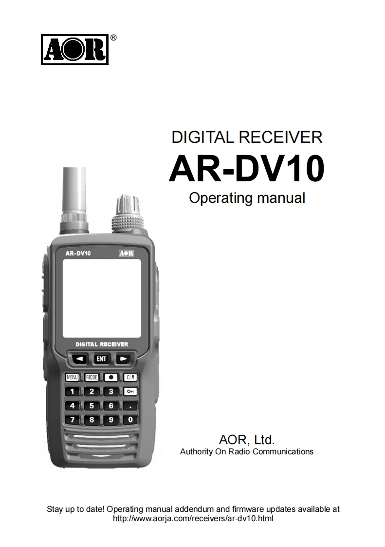 AR-DV10_operating_使用说明书手册