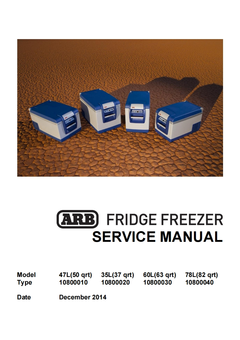 ARB车载冰箱维修手册
