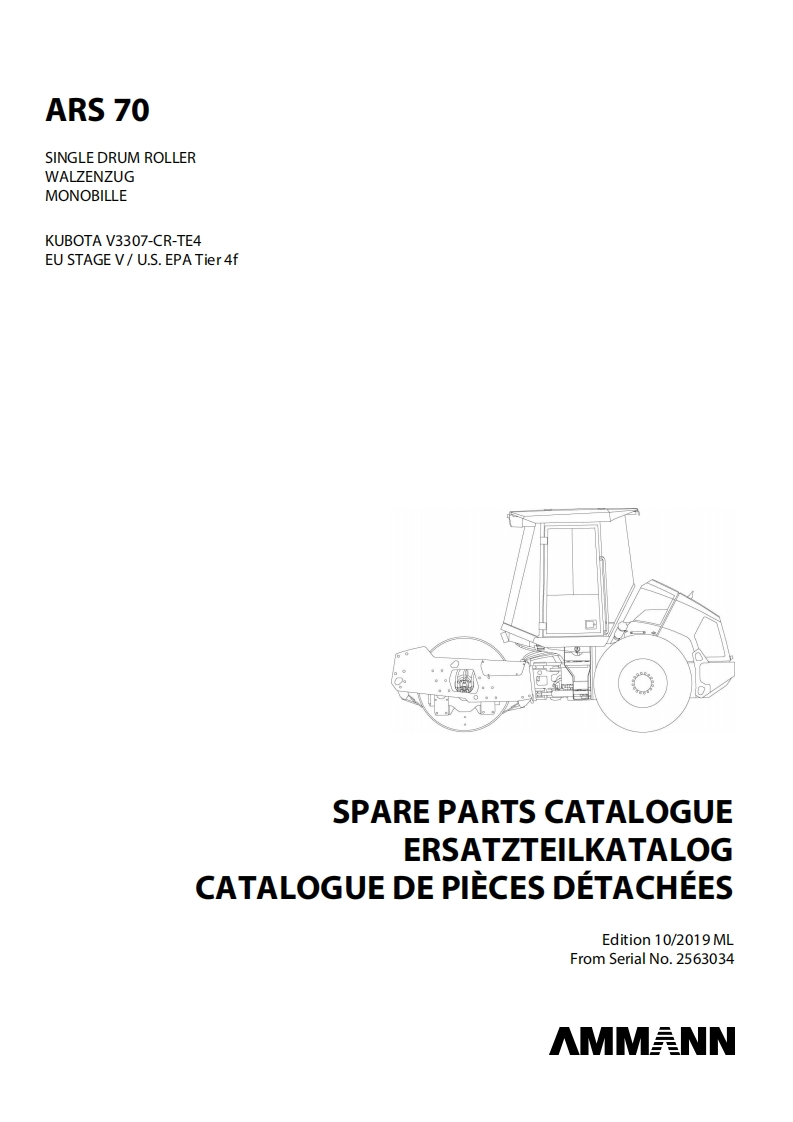 ARS70_spare-parts_St-V_T4f_2563034_191001_ML零部件手册