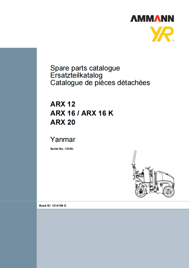 ARX12-16-16K-20零部件手册