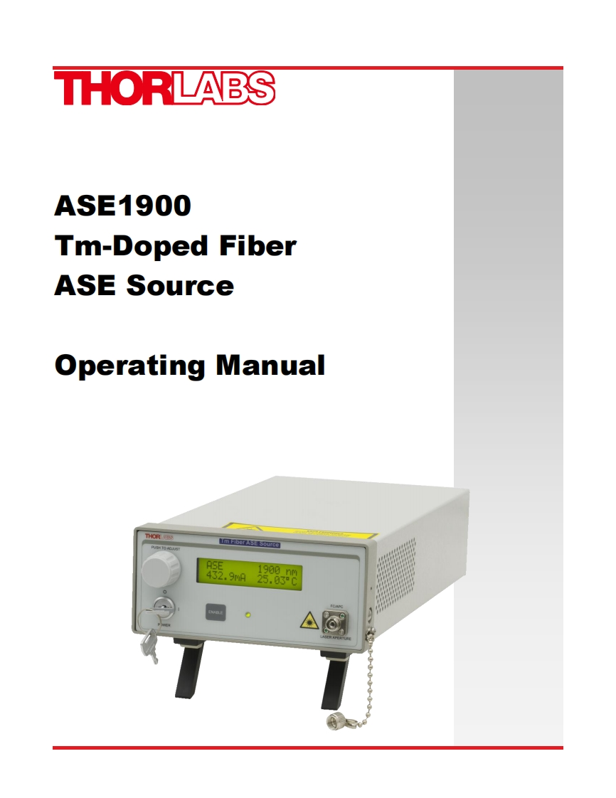 ASE1900-标准安装操作说明书手册