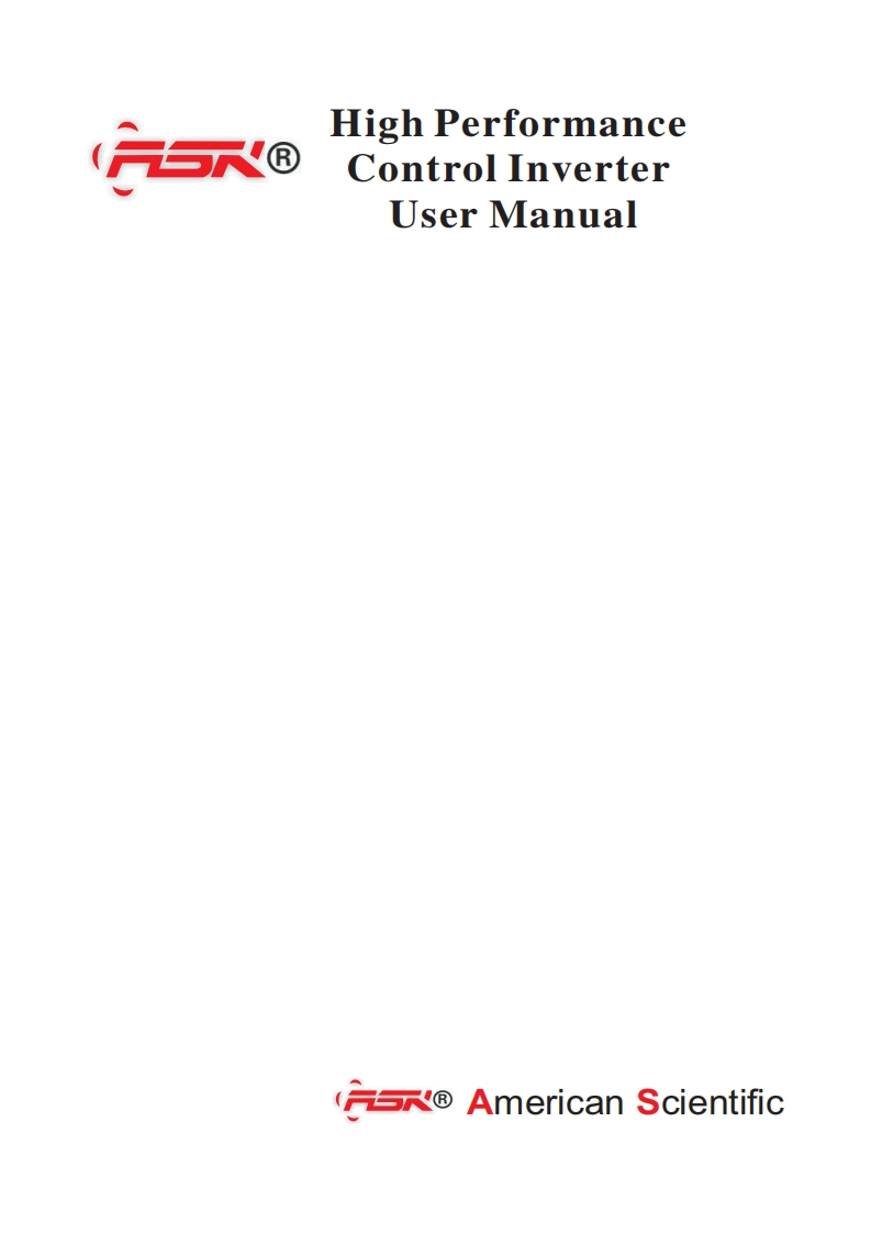 ASK-InvterManual-of-English美国科知变频器用户手册英文