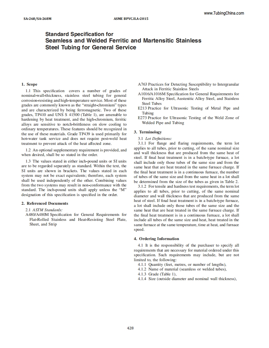 ASME-SA-268-268M