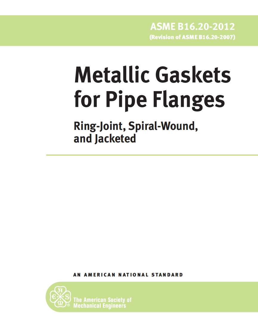 ASMEB16.20-2012.MettalicGasketsforFlanges_2现行标准技术规范