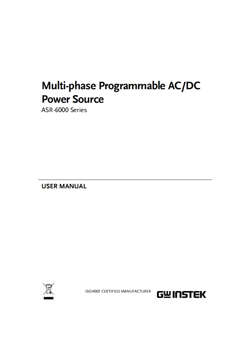 ASR-6000-Series_usermanual操作说明书手册_EN