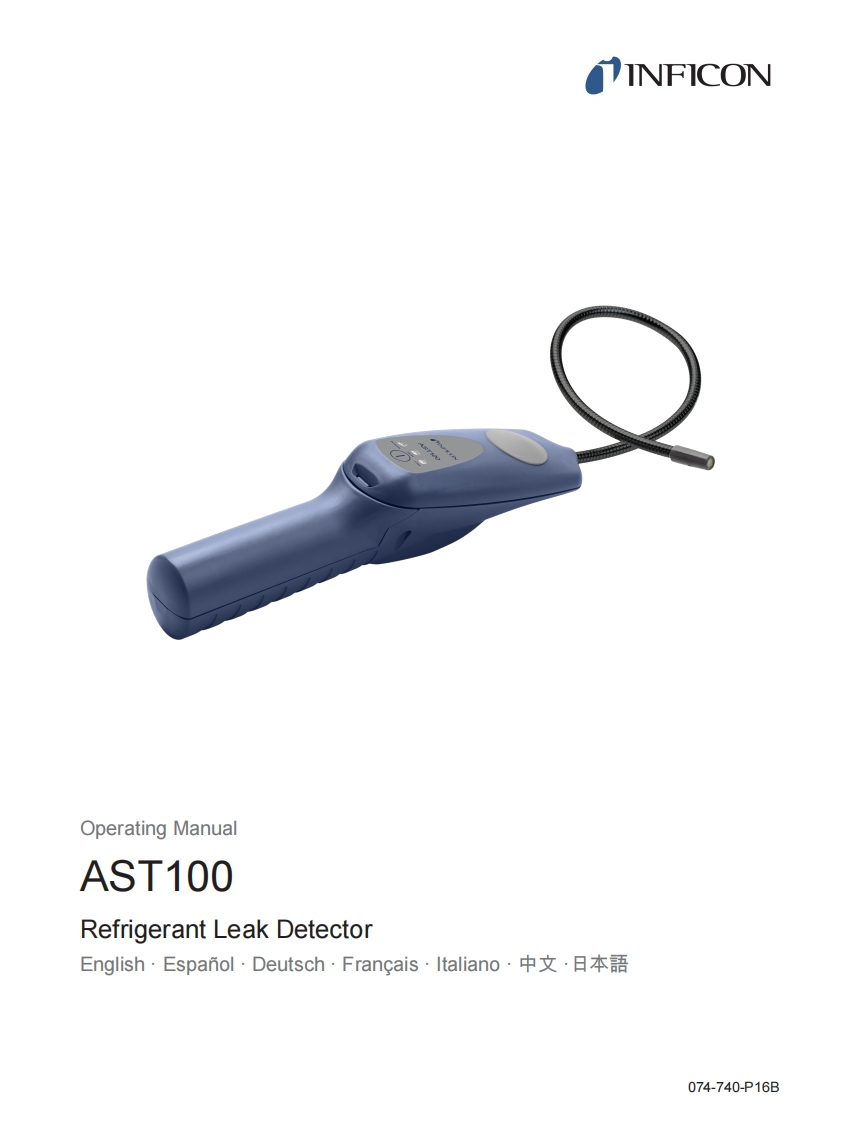 AST100操作说明书手册(Multi-Language)