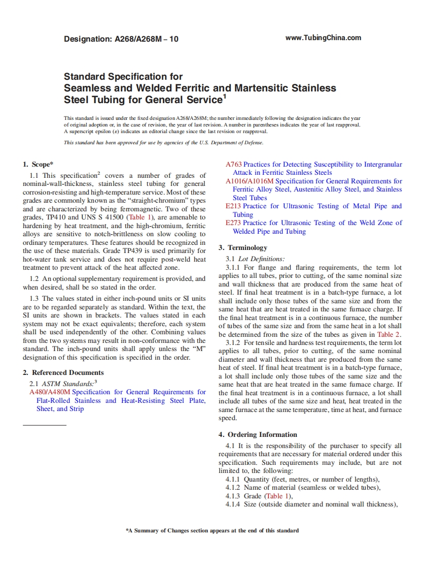 ASTM-A268新质力文库 - 聚焦新质生产力发展的数字化知识库_行业洞察 / 理论成果 / 实践指南免费下载新质力文库