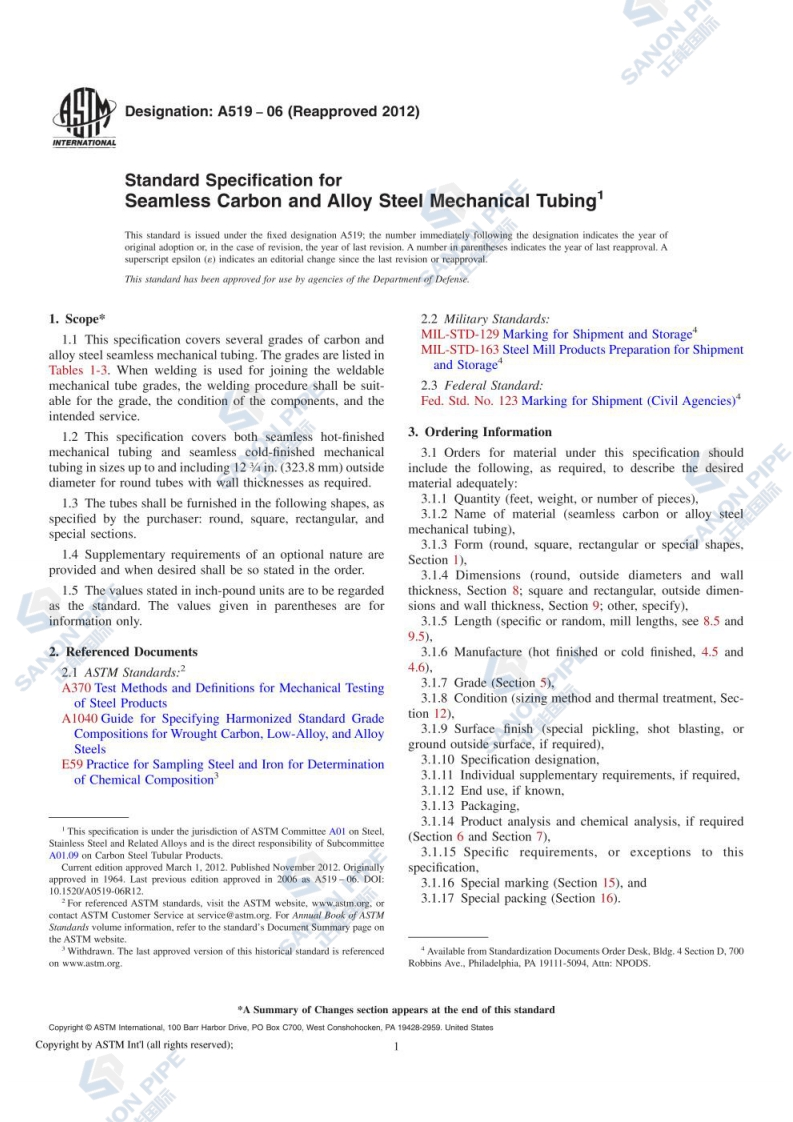 ASTM-A519-2012标准规范新质力文库 - 聚焦新质生产力发展的数字化知识库_行业洞察 / 理论成果 / 实践指南免费下载新质力文库