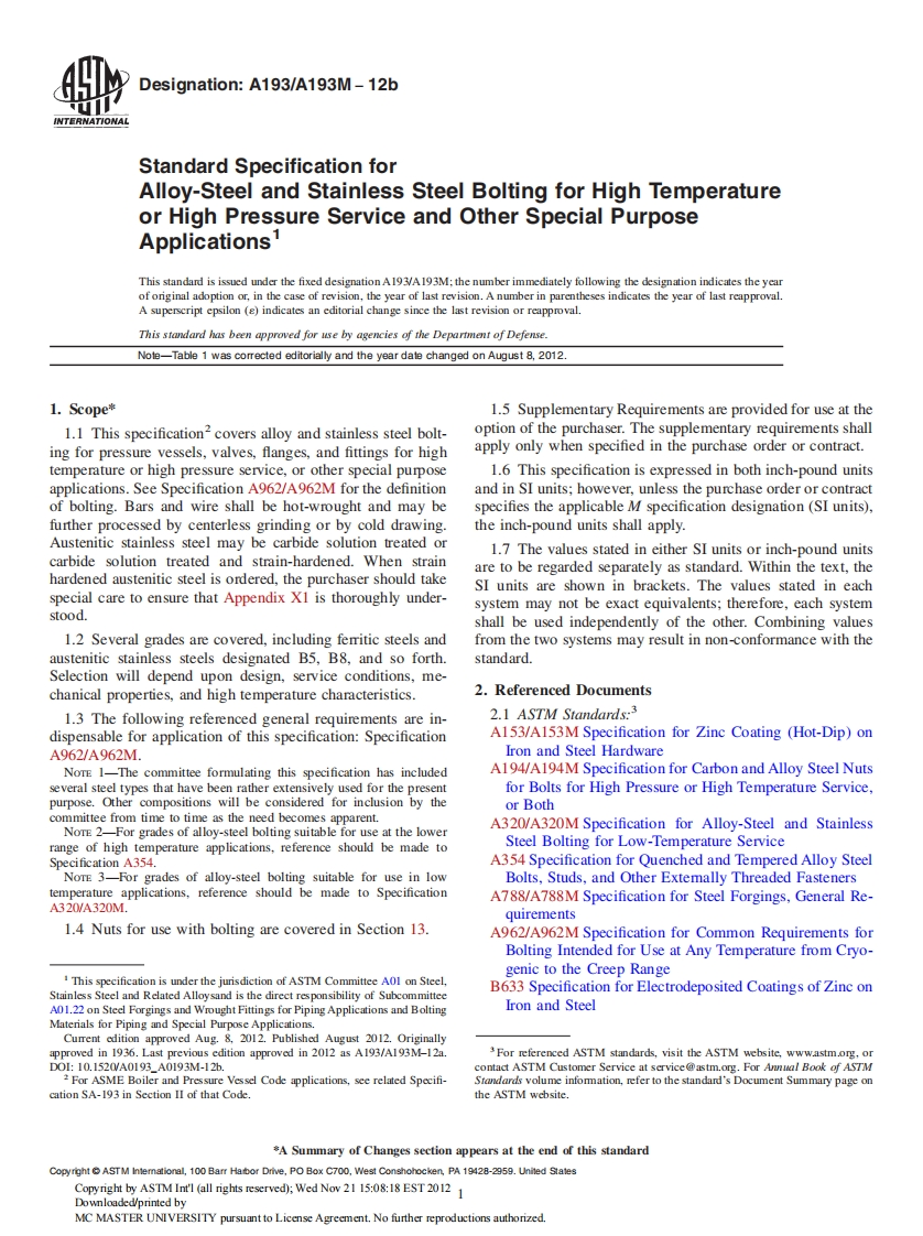 ASTMA193A193M2012b