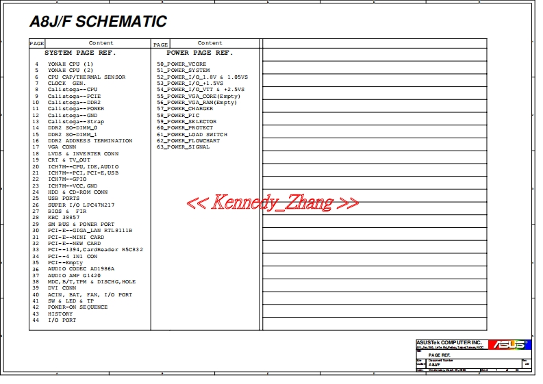 ASUS-A8J.F笔记本电器原理图