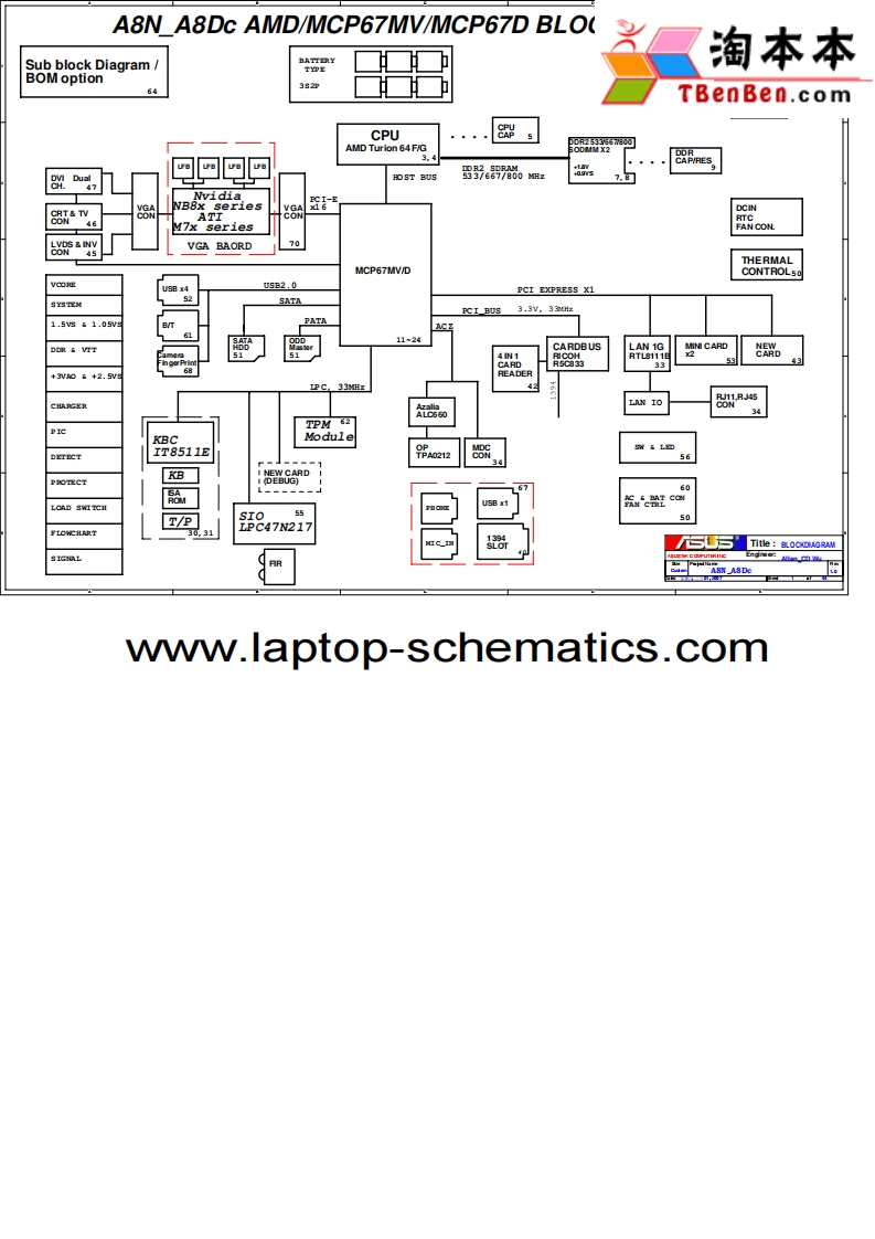 ASUS-A8N-A8Dcrev1.0笔记本电器原理图