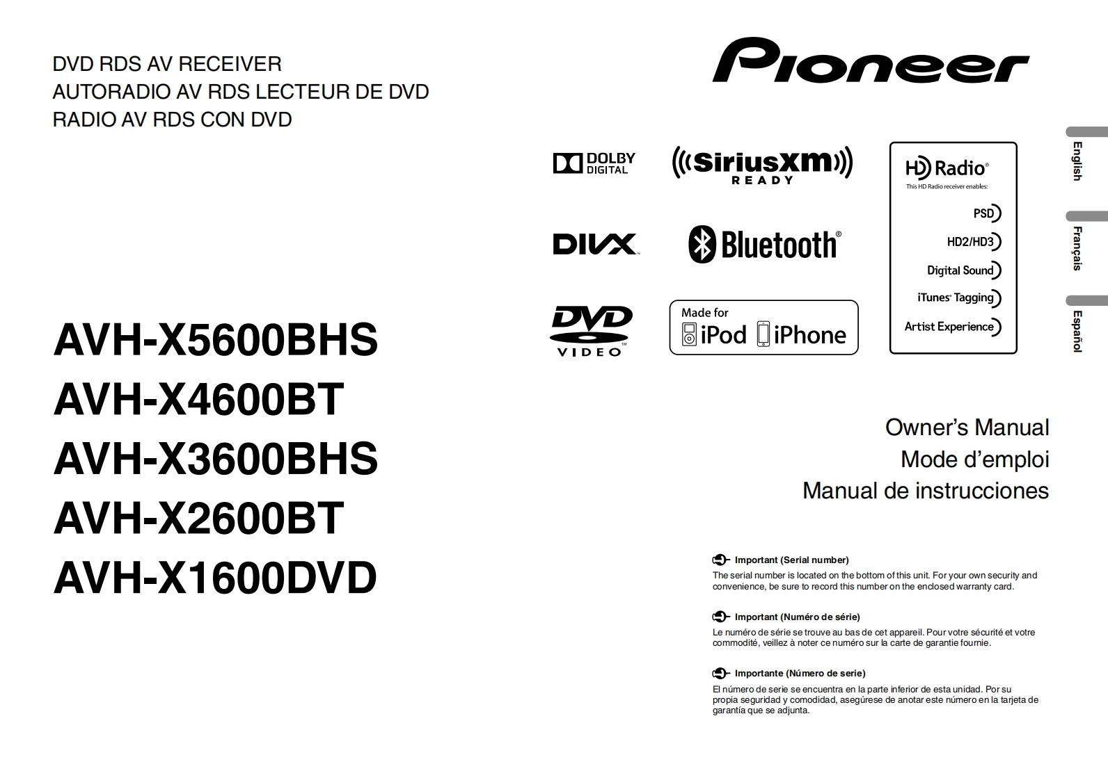 AVH-X1600DVD_使用说明书手册080814