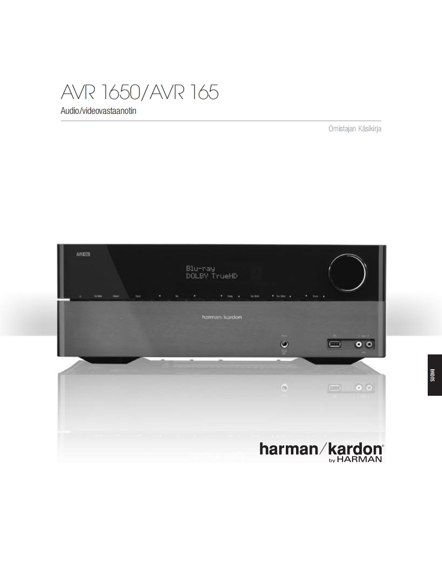 AVR165-AVR1650-MUSIC-THEATER2000HK使用说明书手册finnish