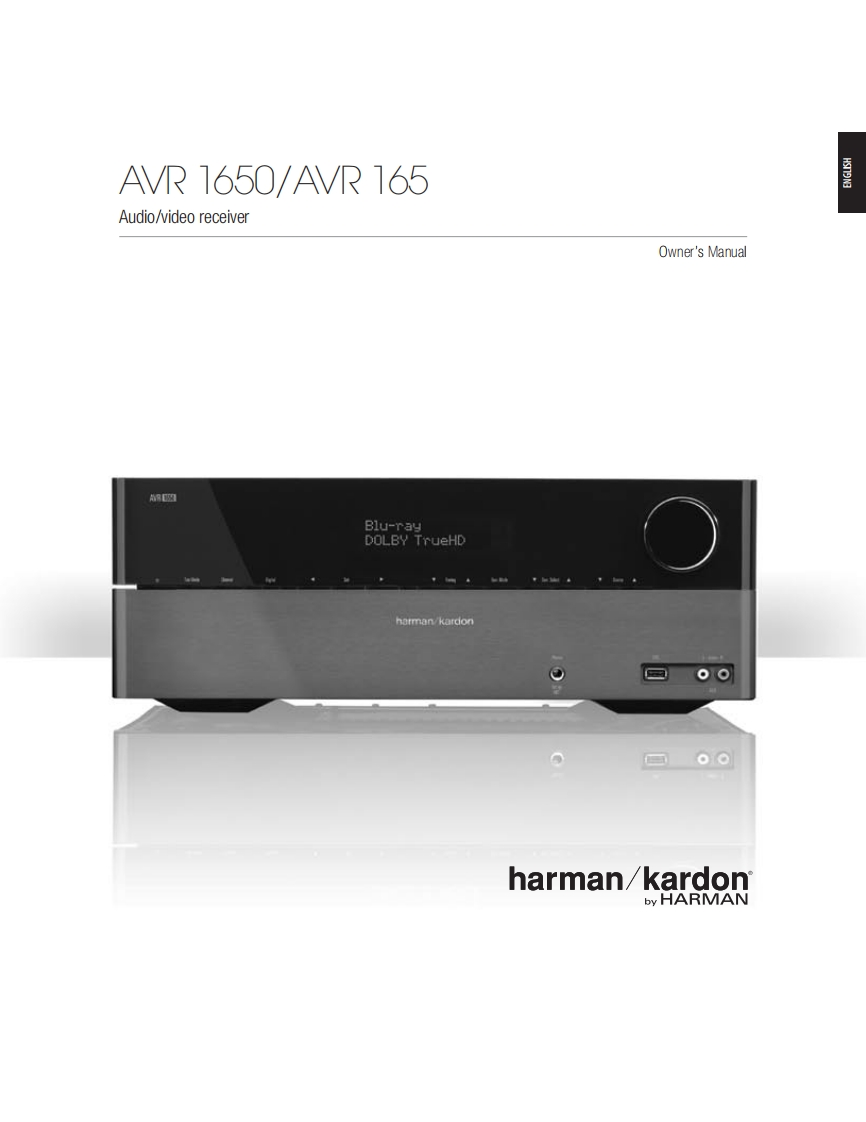 AVR1650_使用说明书手册_EN