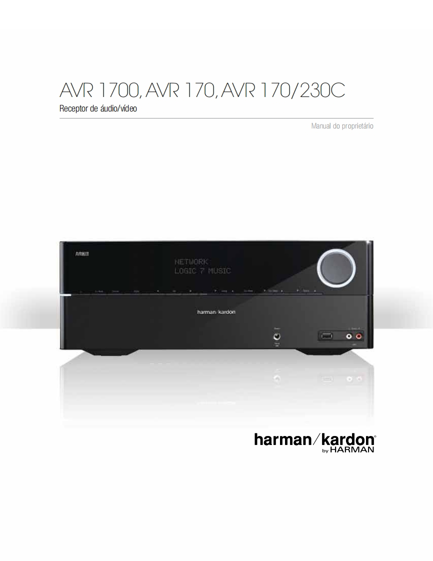 AVR170-AVR1700HK使用说明书手册portuguese
