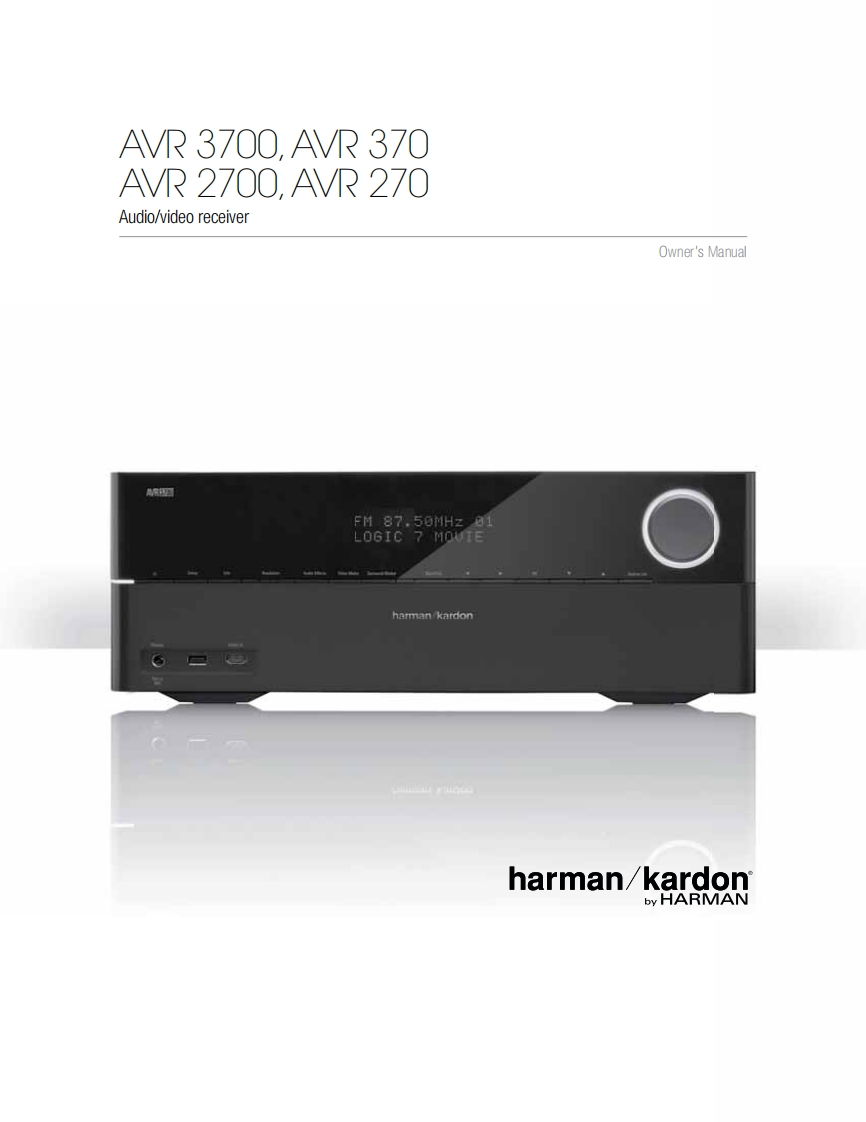 AVR270_370_2700_3700_使用说明书手册_EN-1