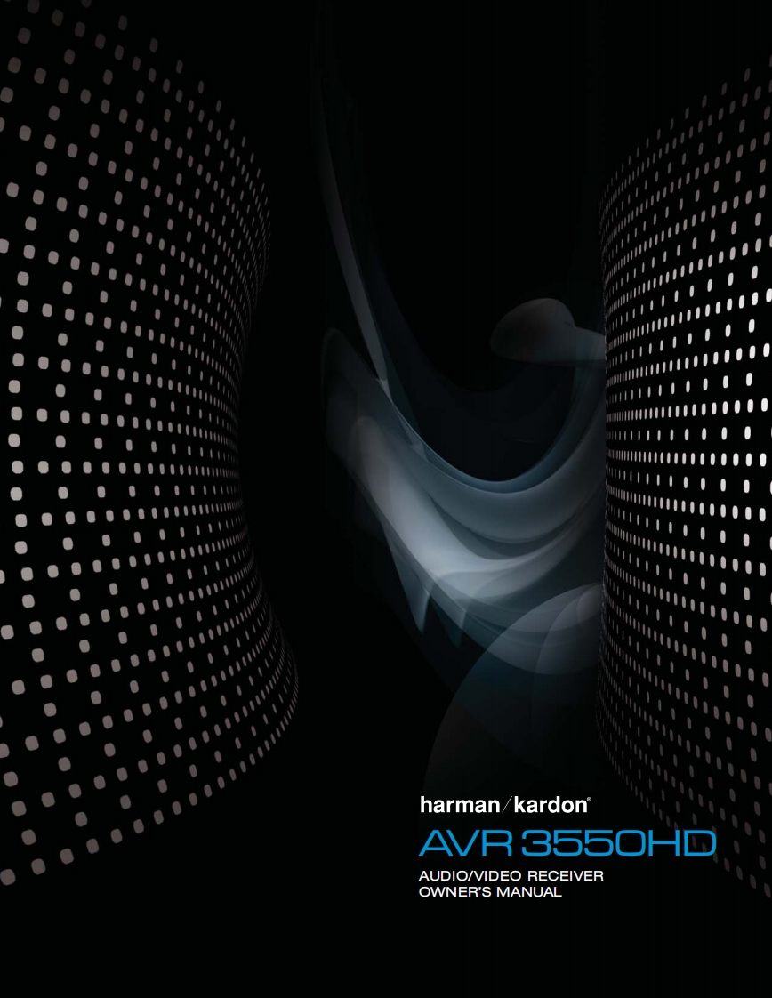 AVR3550HD_使用说明书手册_EN-1