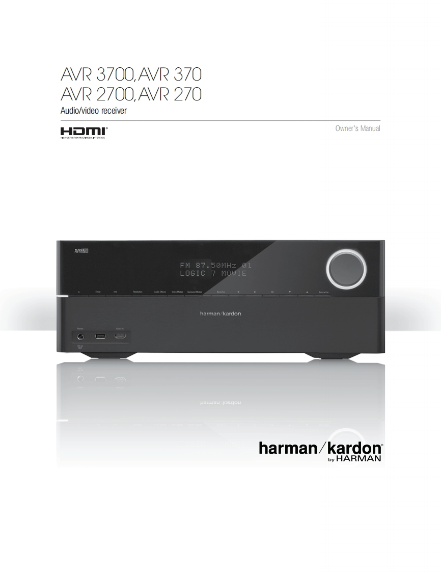 AVR_370_使用说明书手册_EN
