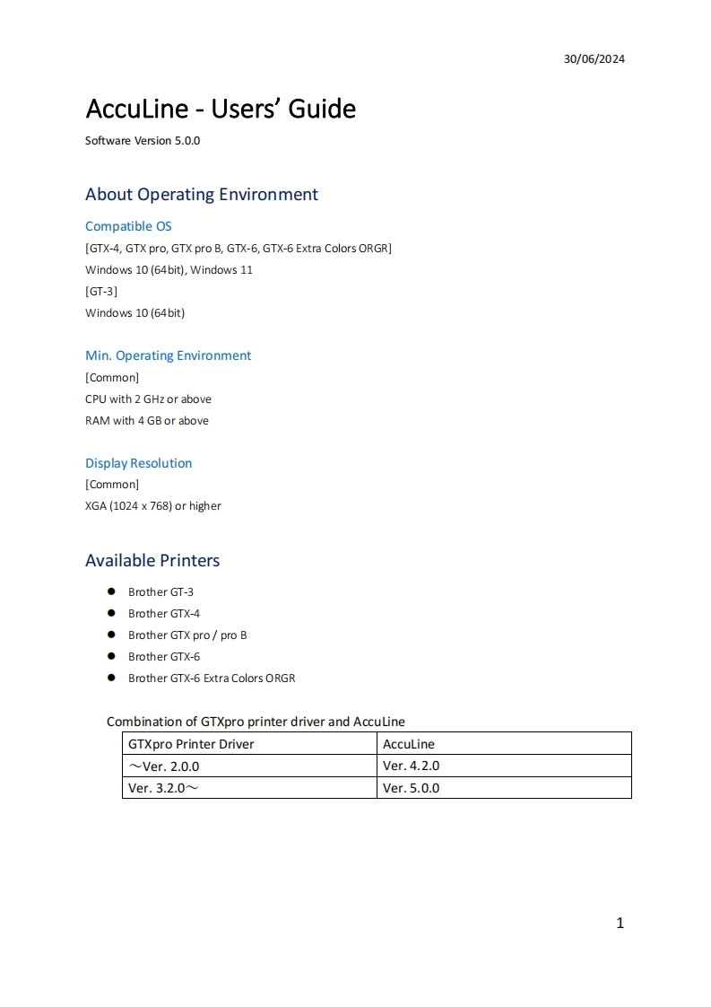 AccuLine-UsersGuide_Ver5.0.0操作说明书手册