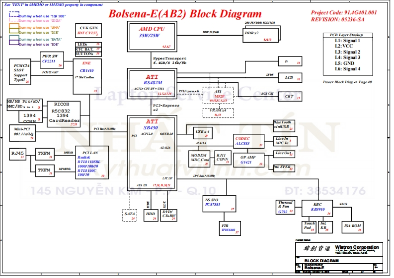 Acer-Aspire-3040---5040---Bolsena-E-(AB2)-schematics笔记本电器原理图