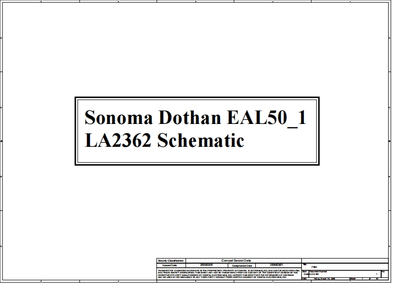 Acer-Aspire-3500-(Compal-LA-2362)-schematics笔记本电器原理图