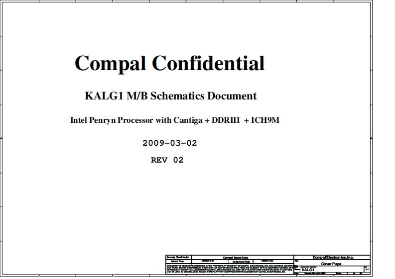 Acer-Aspire-4336_4736_4937_Compal_LA-5271P_KALG1_Rev02笔记本电器原理图