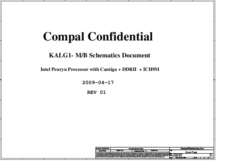 Acer-Aspire-4735z_4736z_4935z_4936z_Compal_LA-5272P_KALG1_Rev0.1笔记本电器原理图