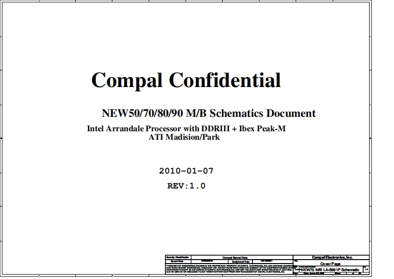 Acer-Aspire-4741Z_4741ZG_5741_5741G_5741Z_5741ZG_Compal_LA-5891P_NEW50_70_80_90_Rev1.0笔记本电器原理图