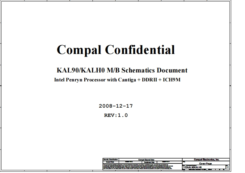 Acer-Aspire-4935-(Compal-LA-4492P)---KAL90-KALH0-laptop-schematics-diagram笔记本电器原理图