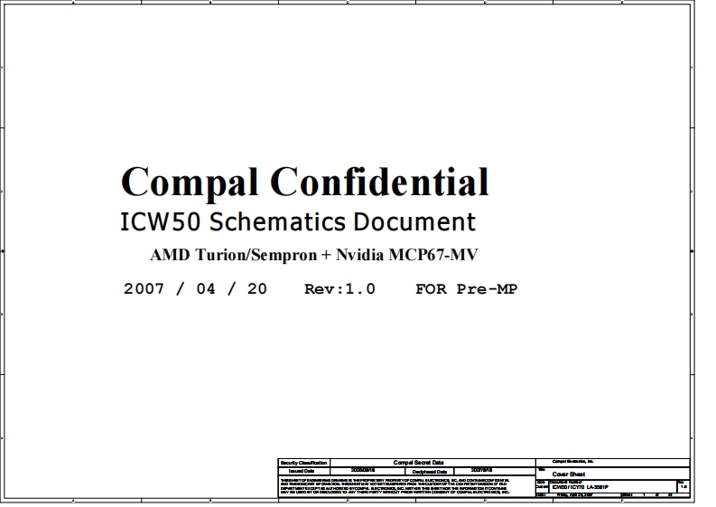 Acer-Aspire-5220-5520-7220-7520-(Compal-LA-3581)-Laptop-Schematics笔记本电器原理图