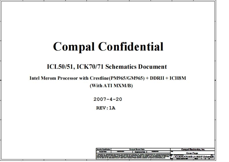 Acer-Aspire-5315_5320G_5720G_7720G_Compal_LA-3551P_ICL50_51_OCK70_71_Rev1A笔记本电器原理图
