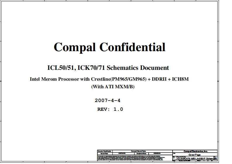 Acer-Aspire-5315_5320_5720_7320_7720_Compal_ICL50_51_ICK70_71_LA-3551P_Rev1.0笔记本电器原理图