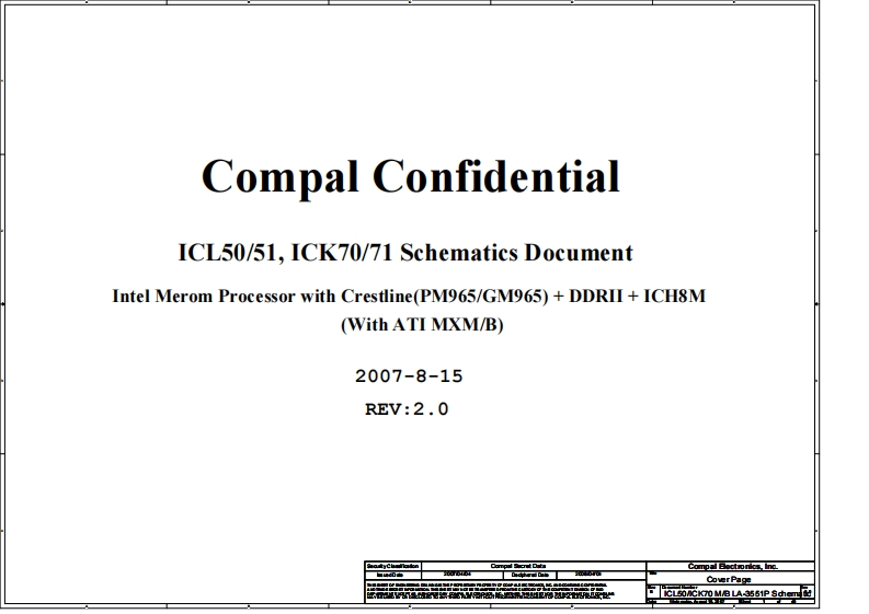 Acer-Aspire-5315_5720_7720_Compal_LA-3551P_ICL50_51_ICK70_71_Rev2.0笔记本电器原理图