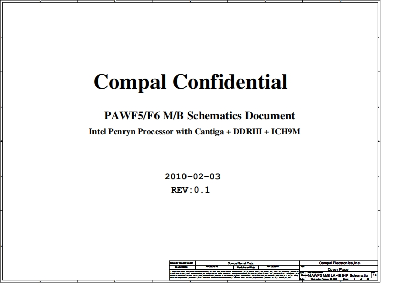 Acer-Aspire-5734Z-5735Z_Compal_LA-4854P_PAWF5_6_NAWF3_NAWH3_NAWF4_Rev0.1笔记本电器原理图