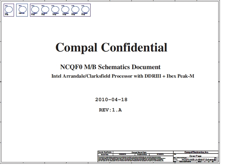 Acer-Aspire-5943G_Compal_LA-5981P_NCQF0_Rev1.A笔记本电器原理图