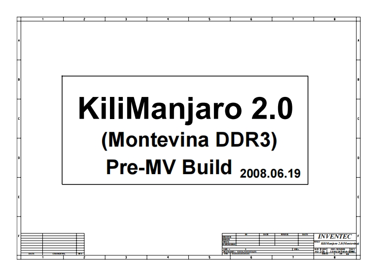 Acer-Aspire-6935_6935G_5930G_Inventec_Kilimanjaro-2_Montevina_DDR3_1310A2207301-0-MTR_RevA02笔记本电器原理图