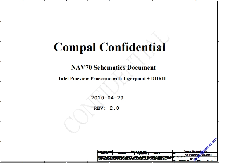 Acer-Aspire-One-AO532H---COMPAL-LA-5651P-NAV70---REV-2.0笔记本电器原理图