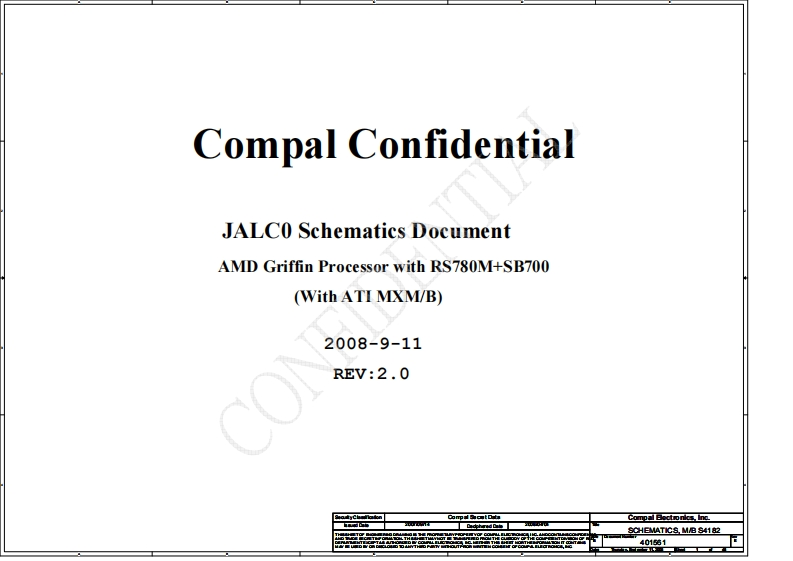 Acer-TravelMate-4230_4530_Compal_LS-4182-JALC0_Rev2.0笔记本电器原理图