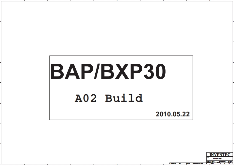 Acer-TravelMate-8372_8372T_8372TZ_Inventec_BAP30_BXP30_A02_RevX01笔记本电器原理图