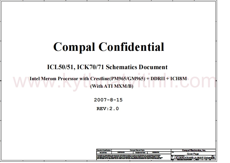 Acer_Aspire_5315_5720_7720_Compal_LA-3551P笔记本电器原理图
