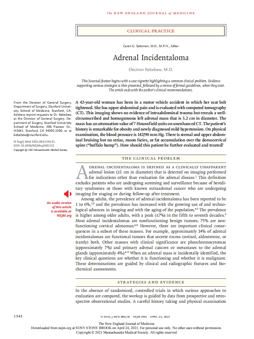 Adrenal-Incidentaloma