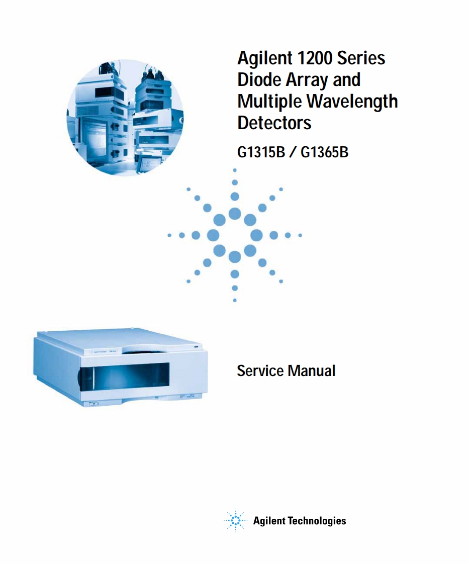 Agilent-1200-G1315B-G1365B-Series-Diode-Array-Multiple-Wavelength-Detector-操作说明书手册