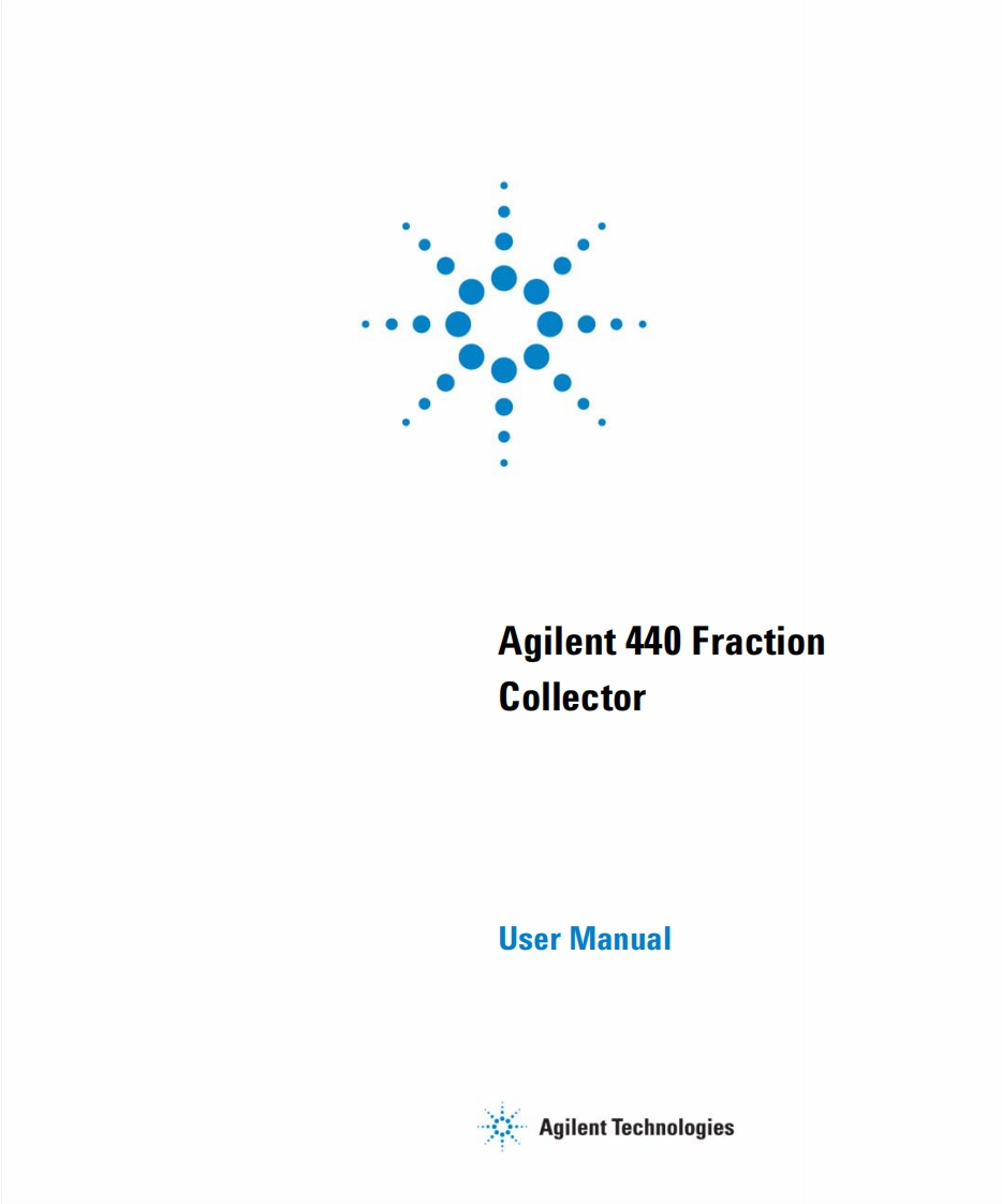 Agilent-440-LC-Fraction-Collector-操作说明书手册