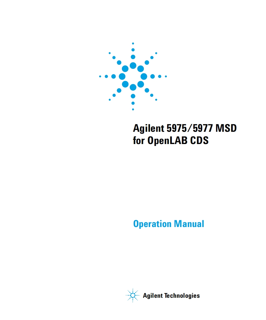 Agilent-5977-操作说明书手册