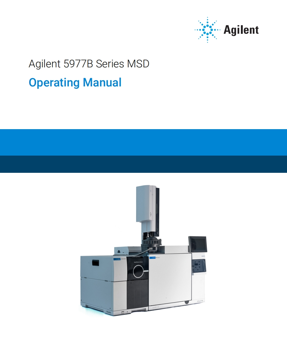 Agilent-5977B-MSD-User-操作说明书手册