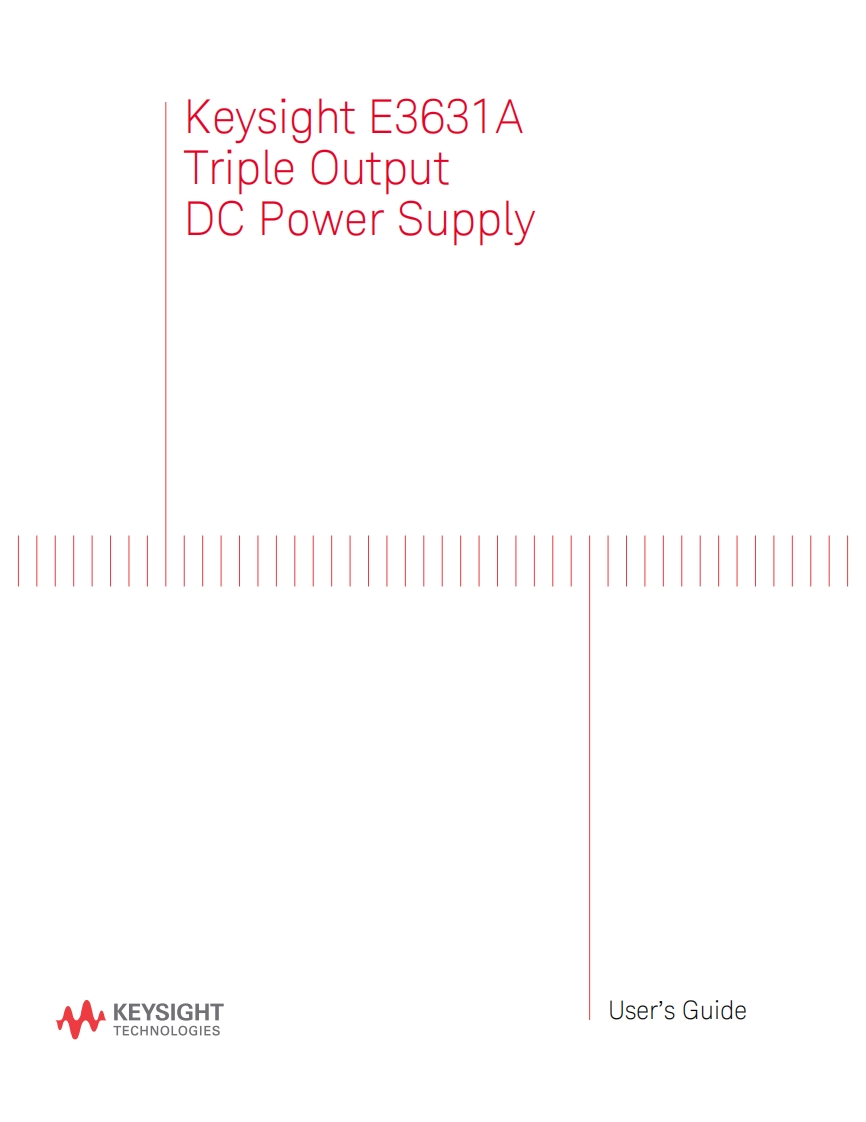 Agilent-KeysightE3631TripleOutputPwrSpply